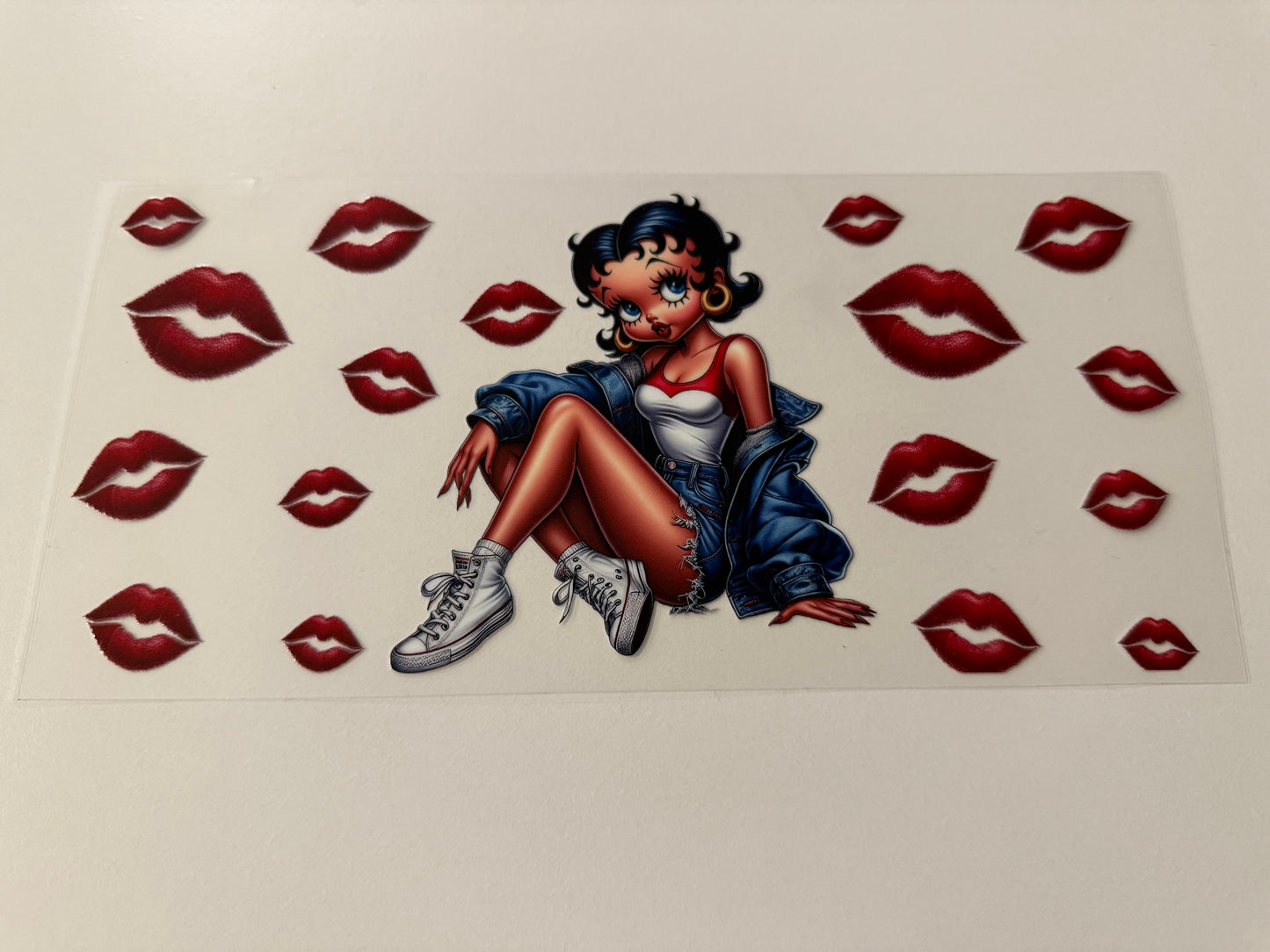 Girl with lips