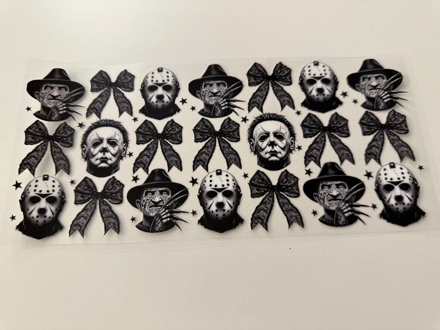Horror characters and bows
