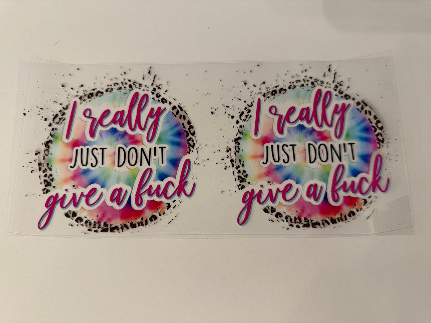 I really just don’t give a fuck