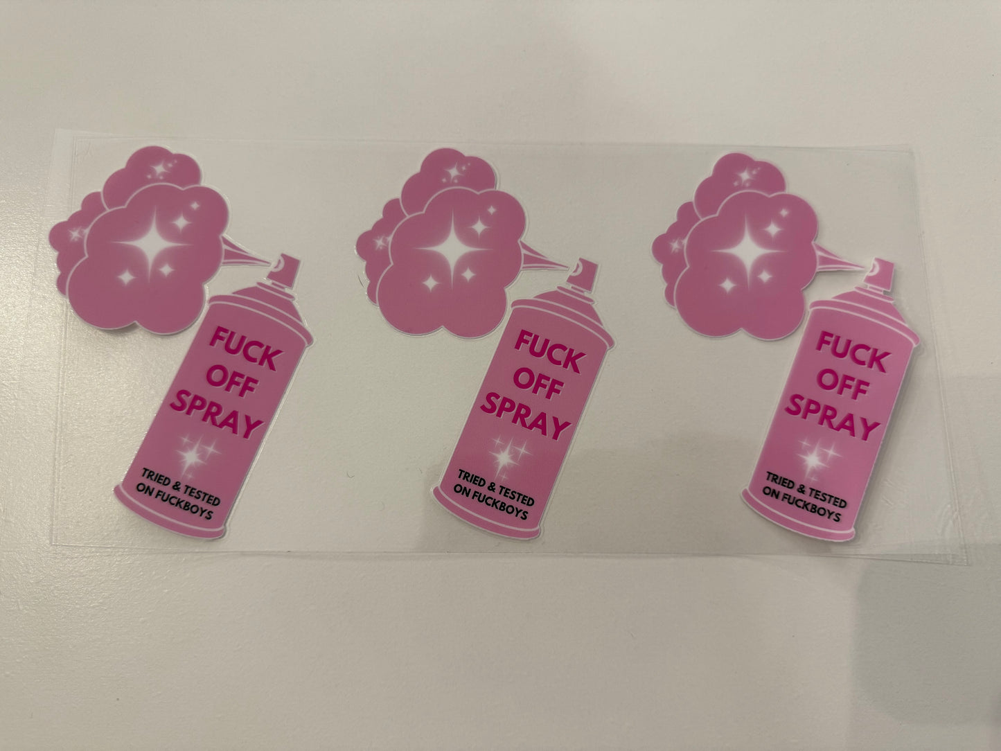 Fuck off spray
