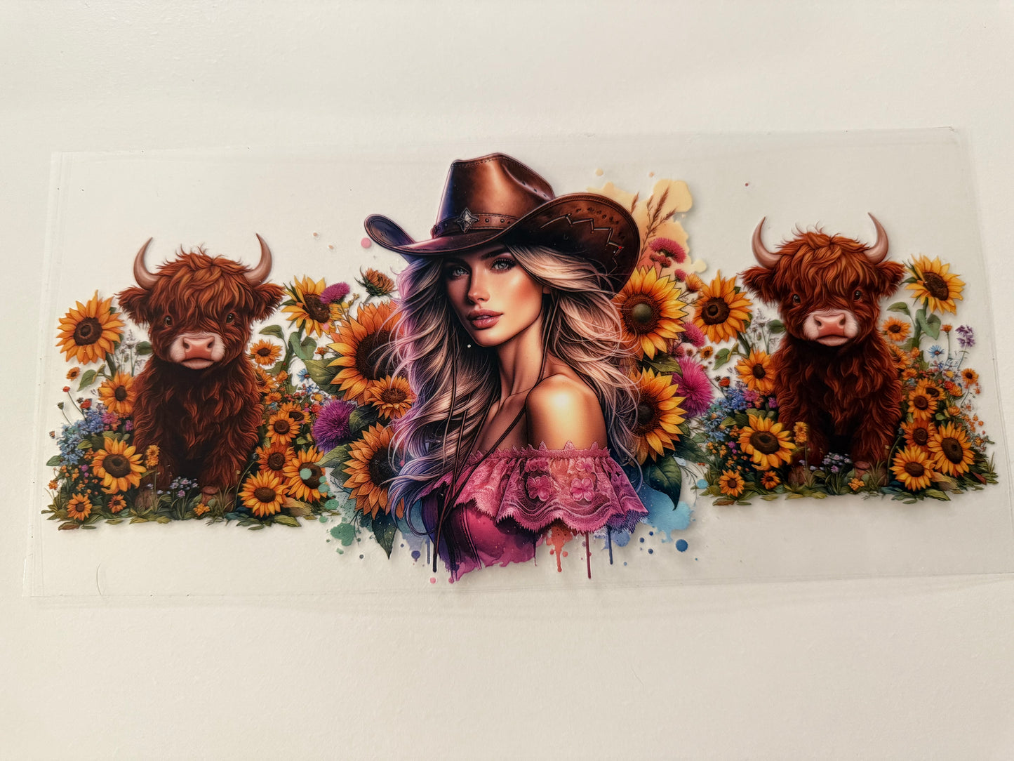 Cowgirl highland cow