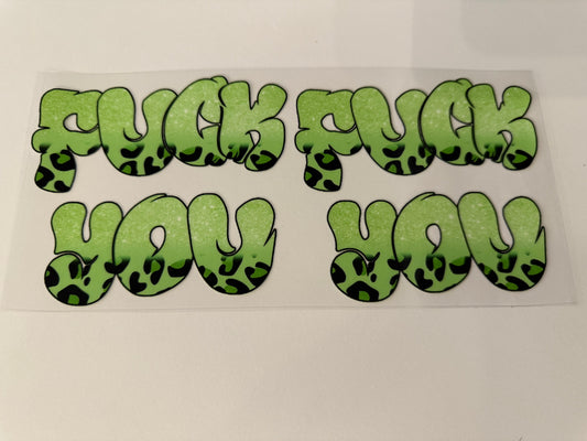 Fuck you green