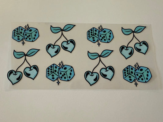 Blue dice