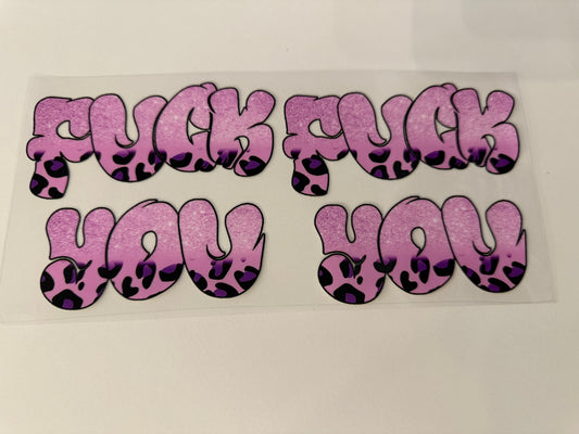Fuck you purple