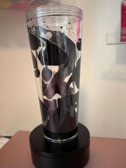 24oz Black Lava Drip Cup