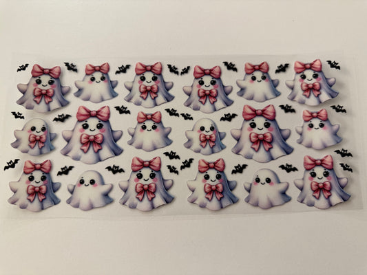 Ghosts with pink bows