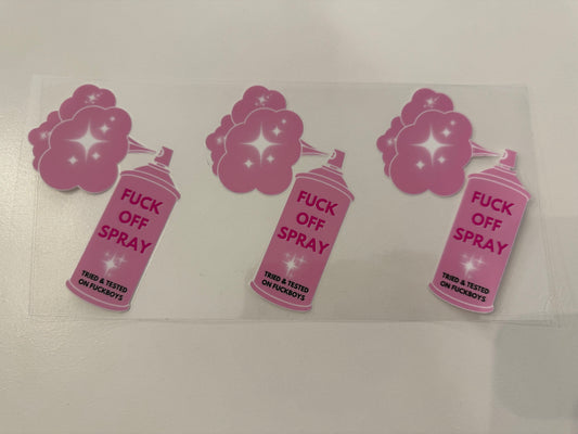 Fuck off spray
