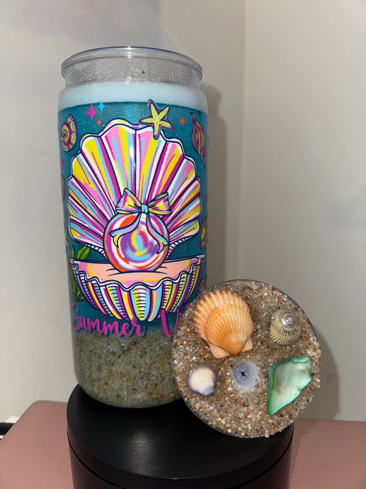 20oz Beach Globe Premade
