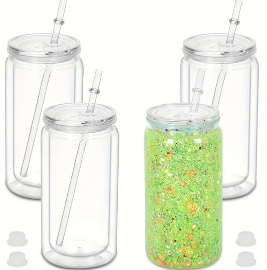 16oz Snow Globe Cup